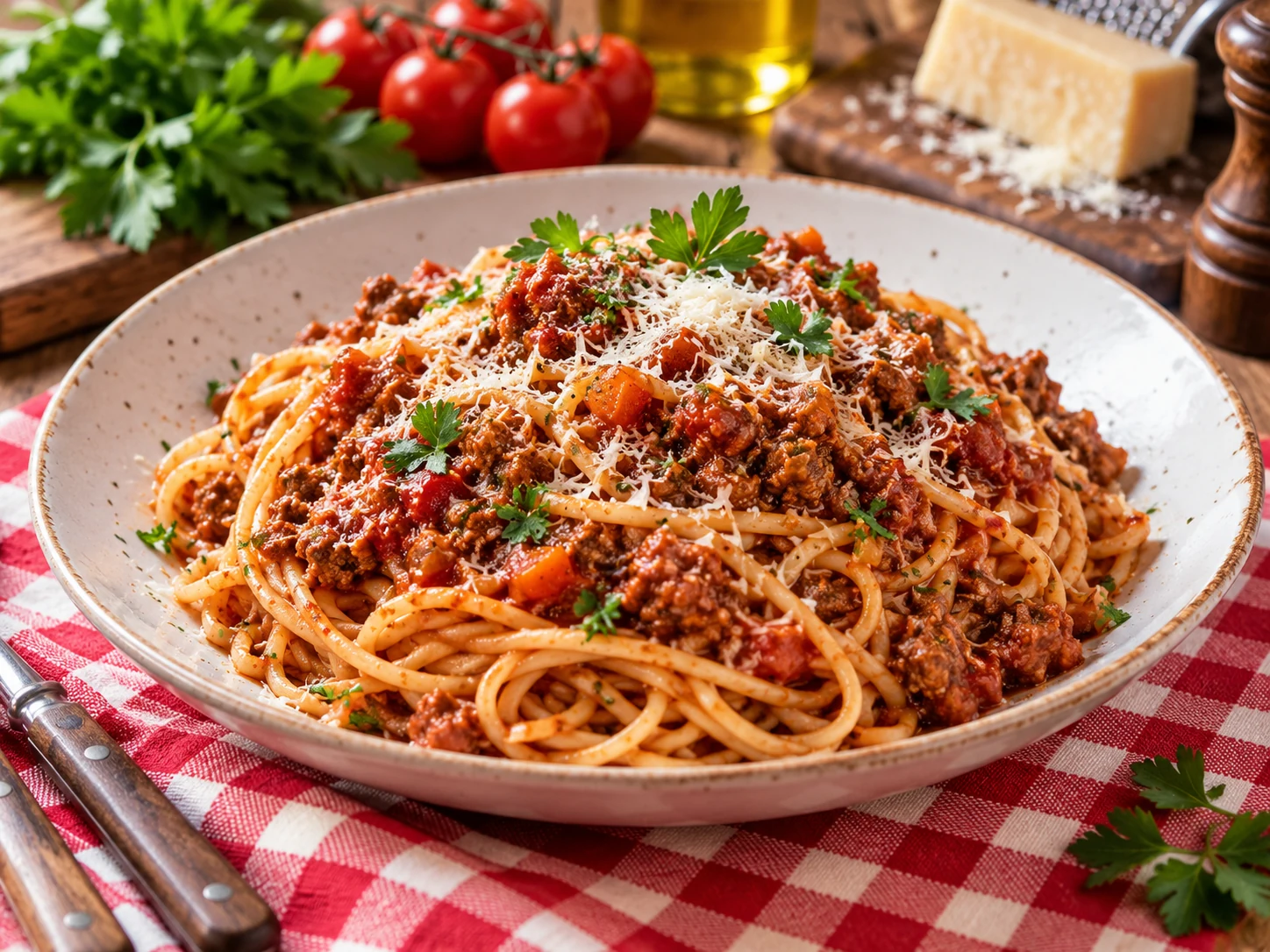 Ilustracja potrawy: Sos włoski do spaghetti